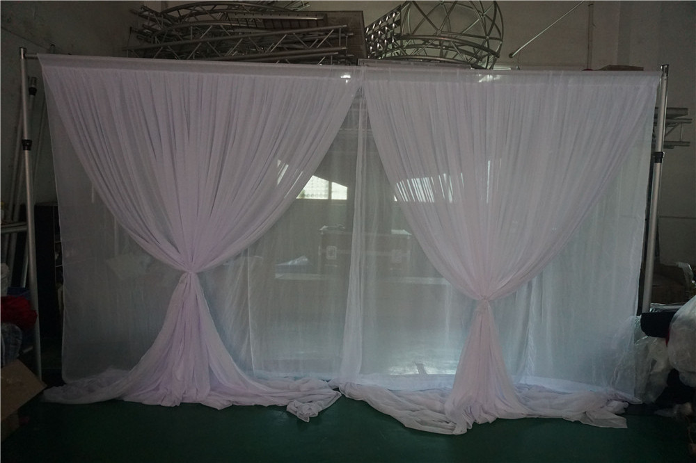 triple pipe and drape backdrop stand/pipe and drape used wedding/decorations for events party supplies