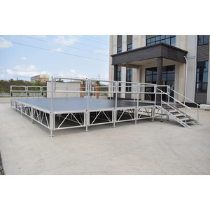 US version 4ft*4ft/4ft*8ft aluminum frame stage deck with adjustable height