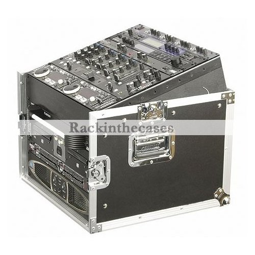 Slant Mixer Rack CASE FOR MACKIE ONYX 1620 MIXER ON THE TOP AND 4U VERTICAL RACK