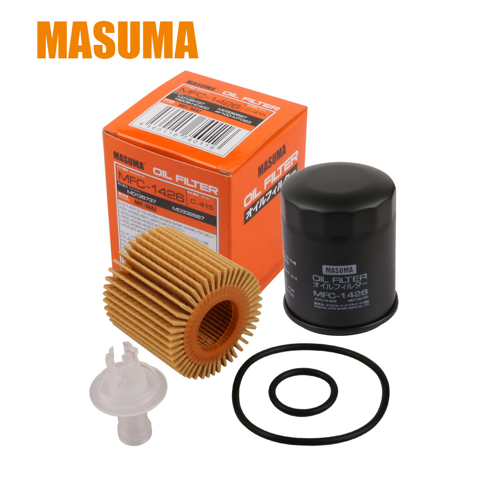 MFC-1121 MASUMA Wholesale Manufacturer 90915-yzze1 90915-yzze2 Oem Auto Car Engine Prius Oil Filters for Toyota 70*70*78(mm)