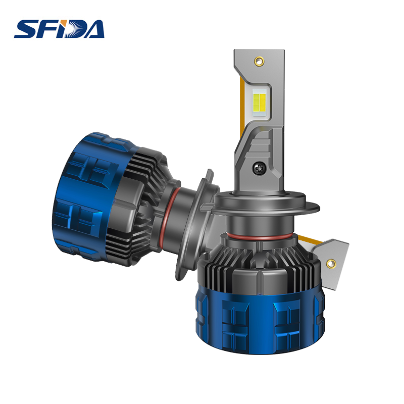 2024 SFIDA 55W Auto Led Headlight Bulb with Three Colors Car H11 H7 H4 Led Headlight Bulbs