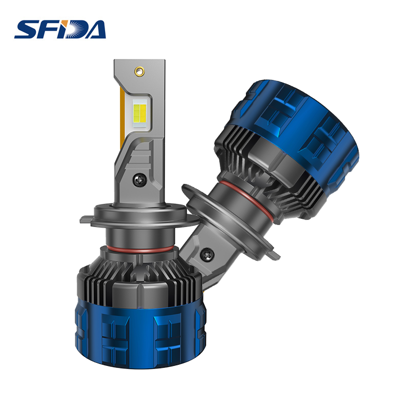 2024 SFIDA 55W Auto Led Headlight Bulb with Three Colors Car H11 H7 H4 Led Headlight Bulbs