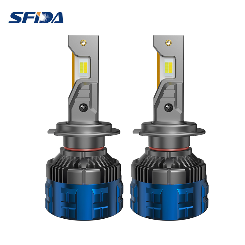 2024 SFIDA 55W Auto Led Headlight Bulb with Three Colors Car H11 H7 H4 Led Headlight Bulbs