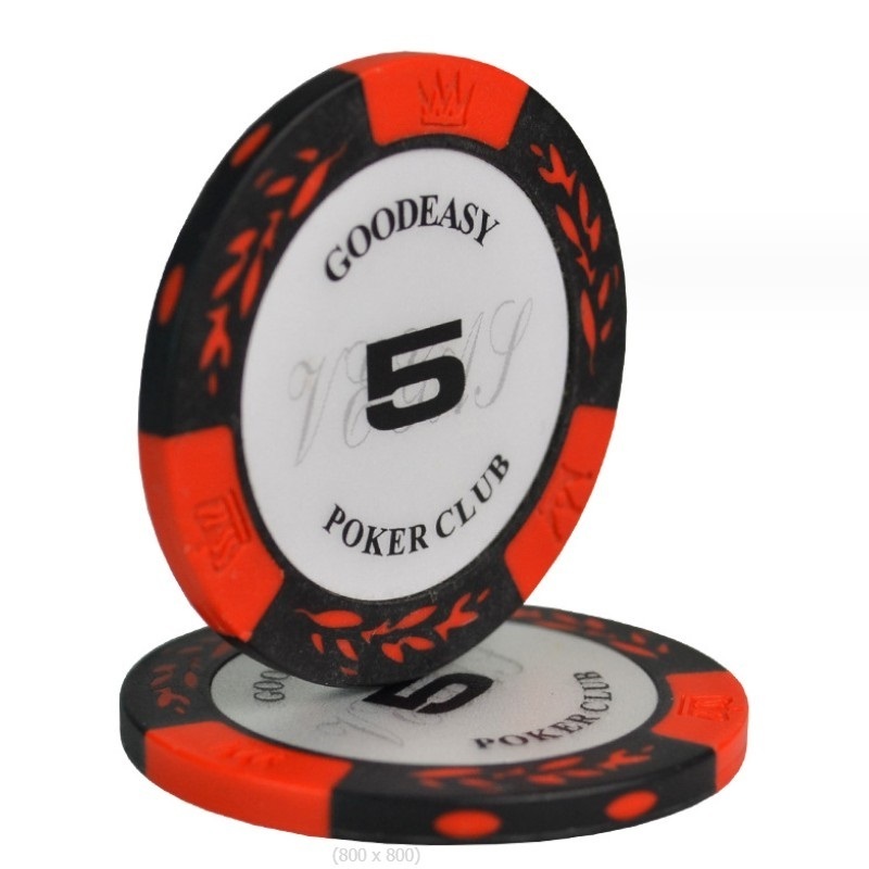 Custom Logo Round ABS Poker Chips Set Casino Chips Gambling Case ABS Casino ABS Clay Ceramic Poker Chips