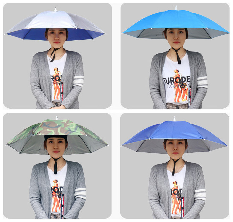 Promotional Custom  Logo Printed Umbrella Hat