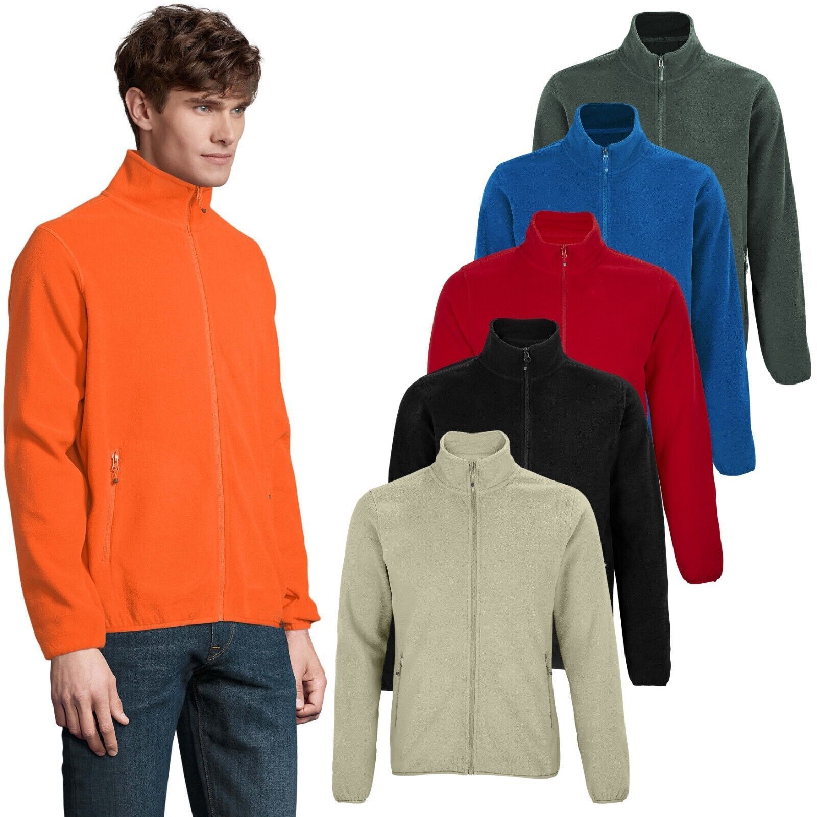 pullover jackets mens nylon kangaroo pocket quarter zip fleece jackets