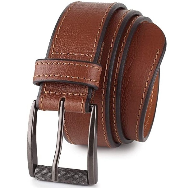 Plain Black Color Polo Leather Belts Different Colors Men Fashion Leather Belts For Online Sale