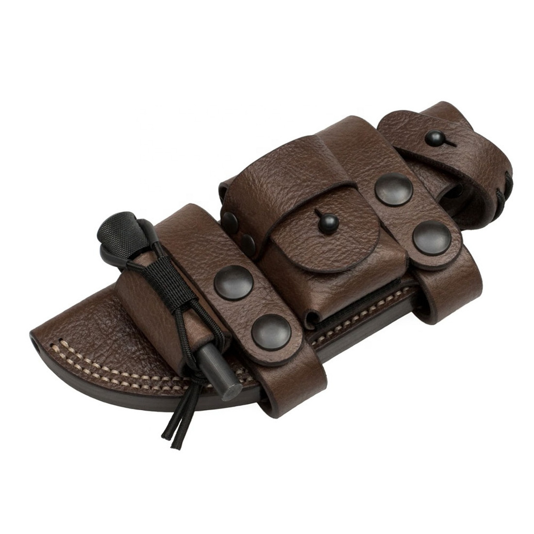 Cowhide Leather Edc Holster For Multitool Sheath Edc Pocket Organizer With Holder For Belt And Flashlight Knife Edc Tool Bag