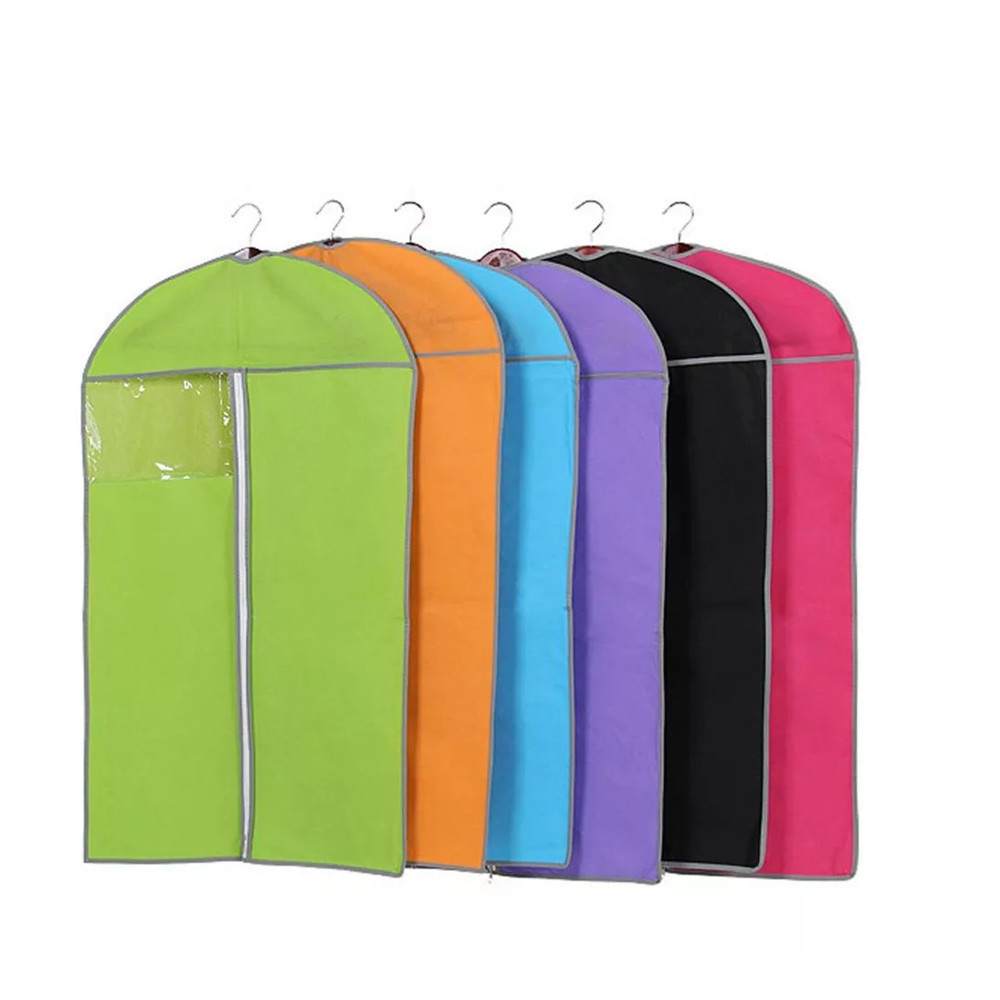 Wholesale Promotional Wedding Dress Garment Cover Bag Clothes Storage Bag Luxury Garment Bag Travel Dress Cover