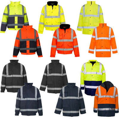 Orange Reflective Construction Engineer Vest Safty Jackets Reflective Safety Vests