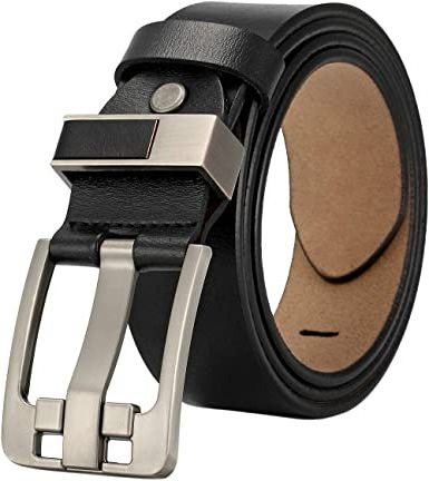 Plain Black Color Polo Leather Belts Different Colors Men Fashion Leather Belts For Online Sale