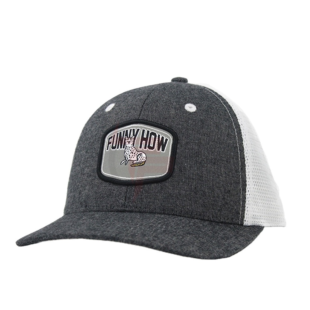 Funny How Embroidery Custom Logo Dad Baseball Cap Grey Hat And Black Hat Mesh Caps For Sports And Other Outdoor Activities