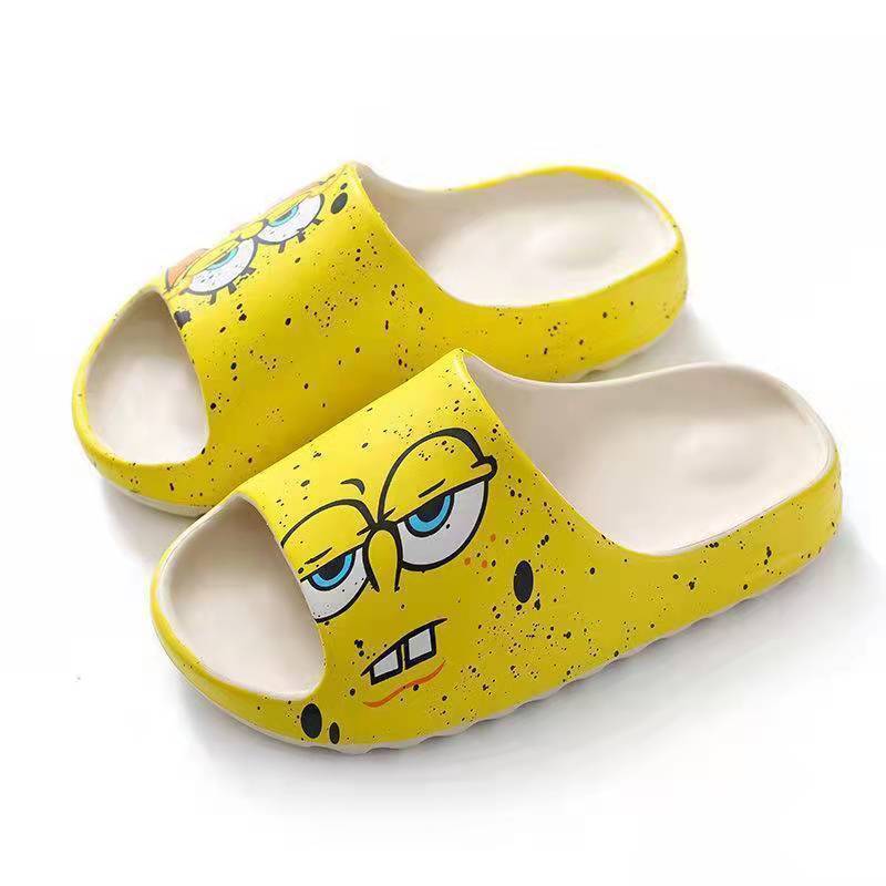 Slipper girl summer girl cute cartoon net red thick bottom home wearing Korean beach sandals girl summer