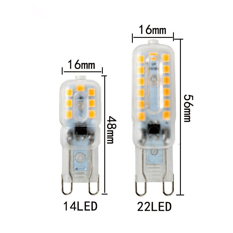 Factory Direct Supply G9 2835SMD 3W 5W Dimmable High Brightness Office Shopping Mall Home LED Light Bulb