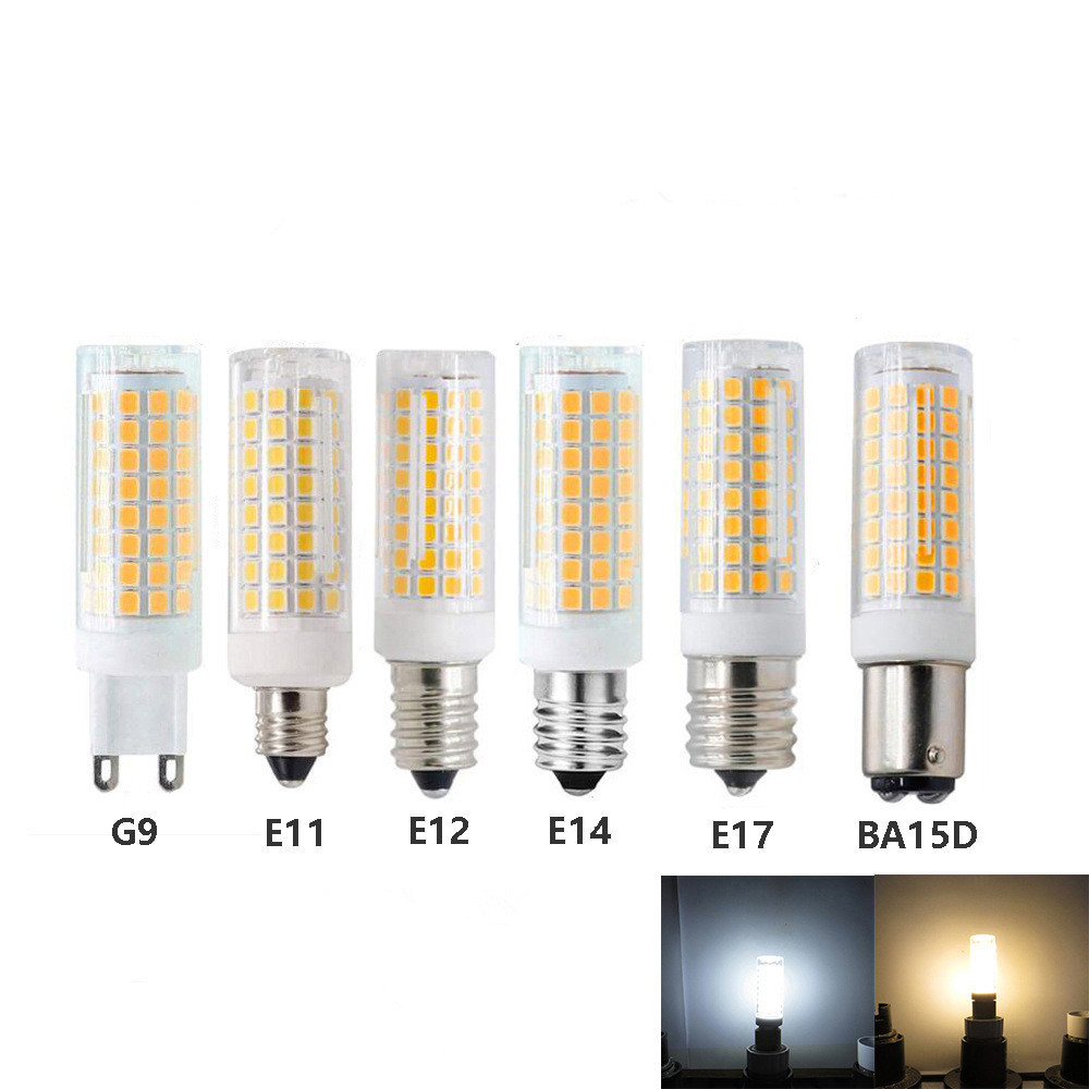 LED Corn Lamp G4 Lamp G9 Bulb E11 E12 E17 Ceramic Models Indoor Lighting Decorative Bulbs Dimming Wholesale Cross-border E-comme