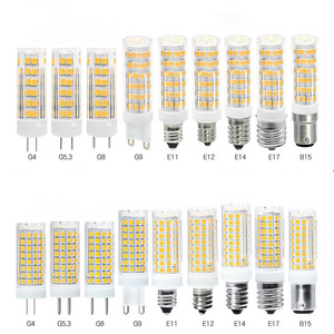 High-quality LED Bulb G4 G8 G9 G5.3 E11  E12 E14 E17 B15 102Leds 76Leds 51Leds 12-30V Universal 110-220V universal