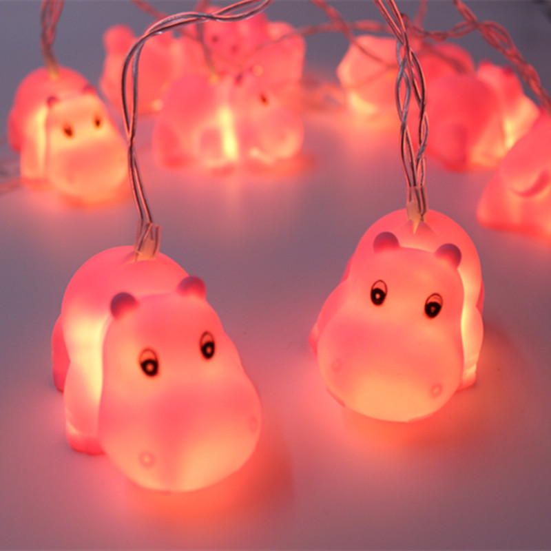 10 Lights Battery Powered Cute Animal Shark Shape LED String Lights for Indoor/Outdoor Halloween Christmas Thanksgiving Home Par