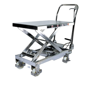 Stainless Steel Hydraulic Scissor Lift Table Truck