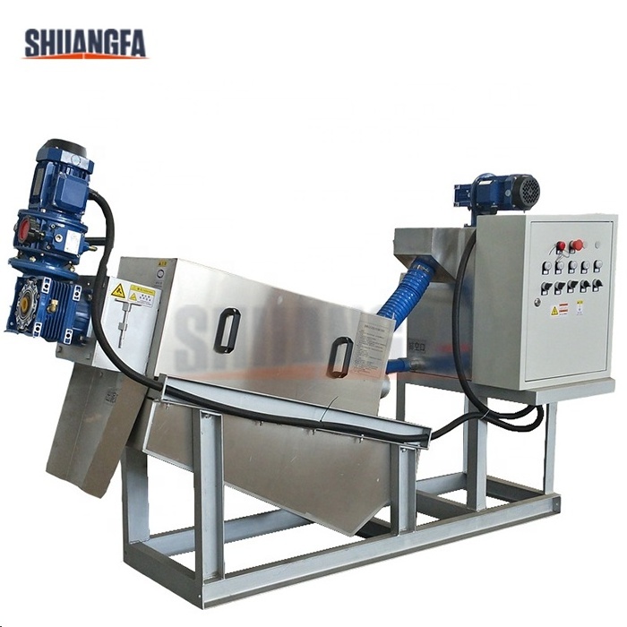 Automatic Fold Sludge Dewatering Screw Press Machine, Oily Sludge Dewatering Machine