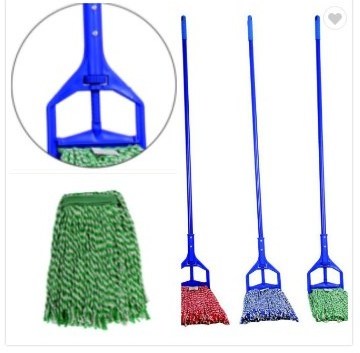 HI25A02 Commercial Floor Cleaning Mops Stick Metal Handles