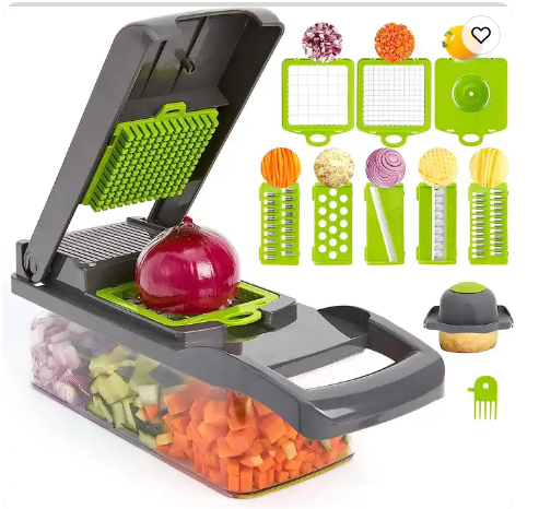 Manual Hand Fruits And Vegetable Cutter All In One 15 In 1 Vegetable Food Chopper Durable Kitchen Accessories Vegetable Cutter