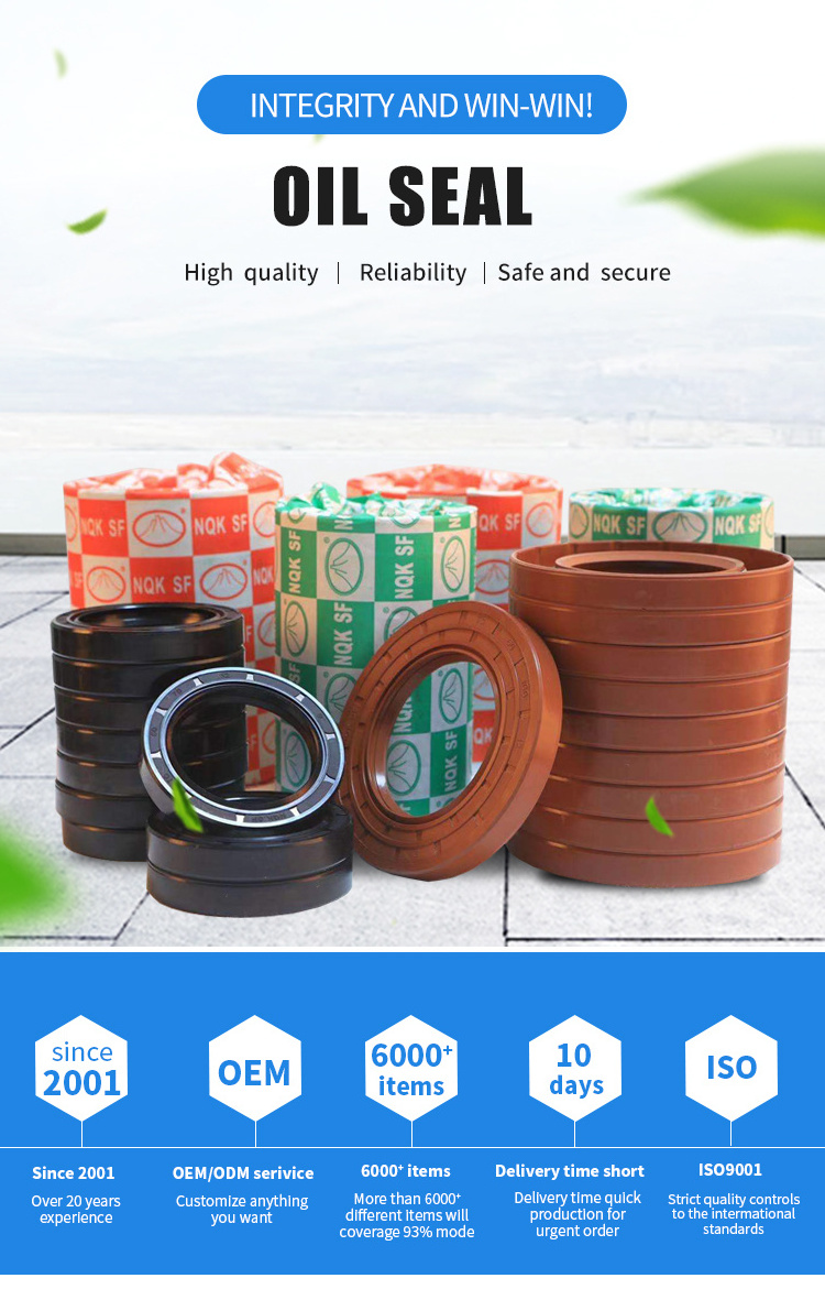 China Factory Wholesale Truck Wheel Hub Oil Seals Metal Case NBR Rubber Shaft Seal Dustproof Camshaft Oil Seal