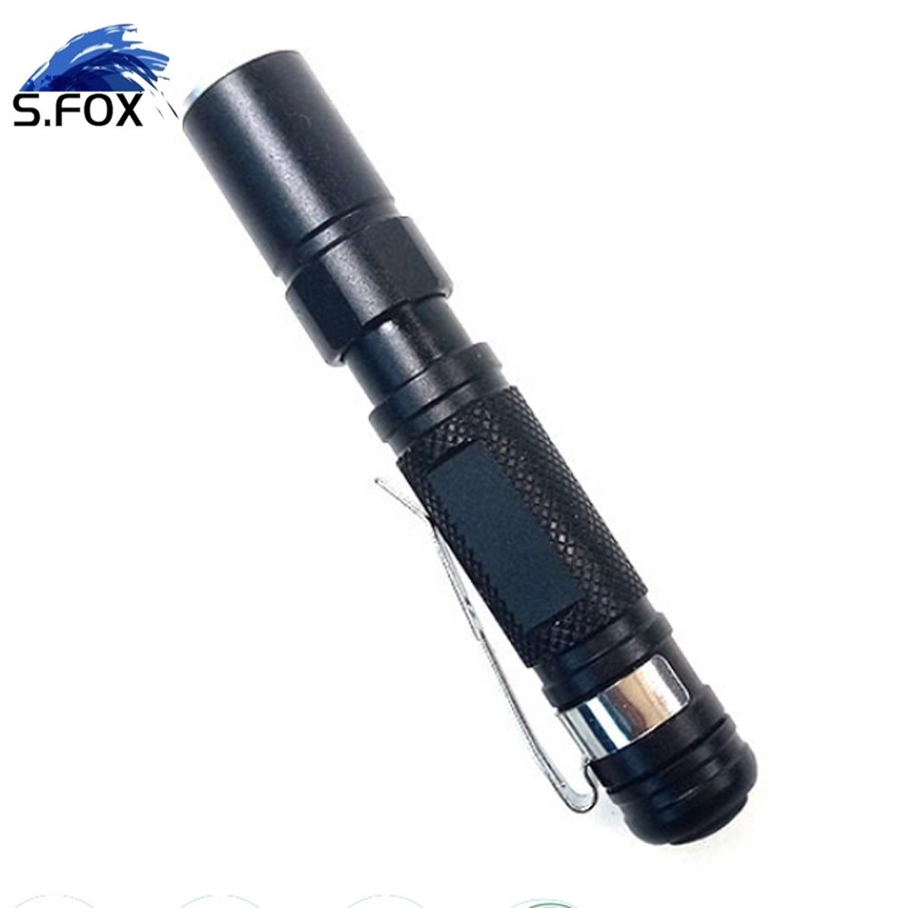 High Quality Aluminum Mini Pocket AAA Battery LED Zooming Doctor Pen Flashlight