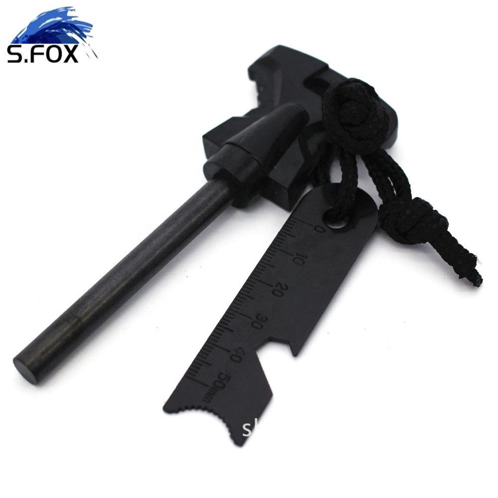 Outdoor Camping Survival Ferrocerium Ferro Rod 8*80mm Firestarter Kit Steel Striker Stone Magnesium Flint Rod