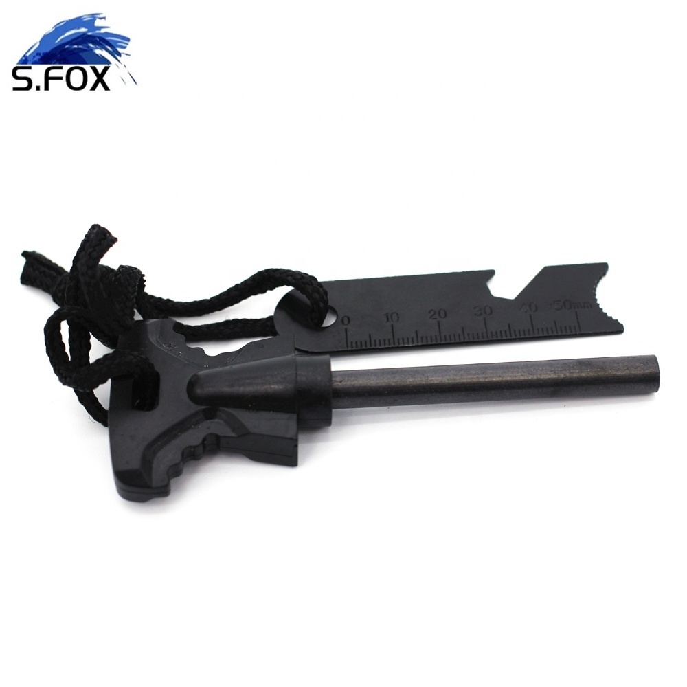 Outdoor Camping Survival Ferrocerium Ferro Rod 8*80mm Firestarter Kit Steel Striker Stone Magnesium Flint Rod