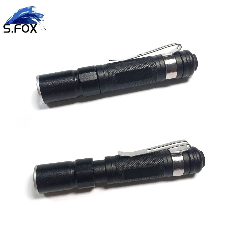 High Quality Aluminum Mini Pocket AAA Battery LED Zooming Doctor Pen Flashlight