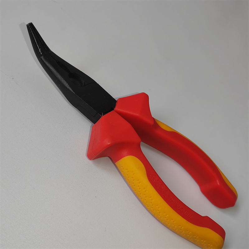 S605 SFREYA VDE 1000V Insulated Insulation tools double color long Bent Nose Pliers