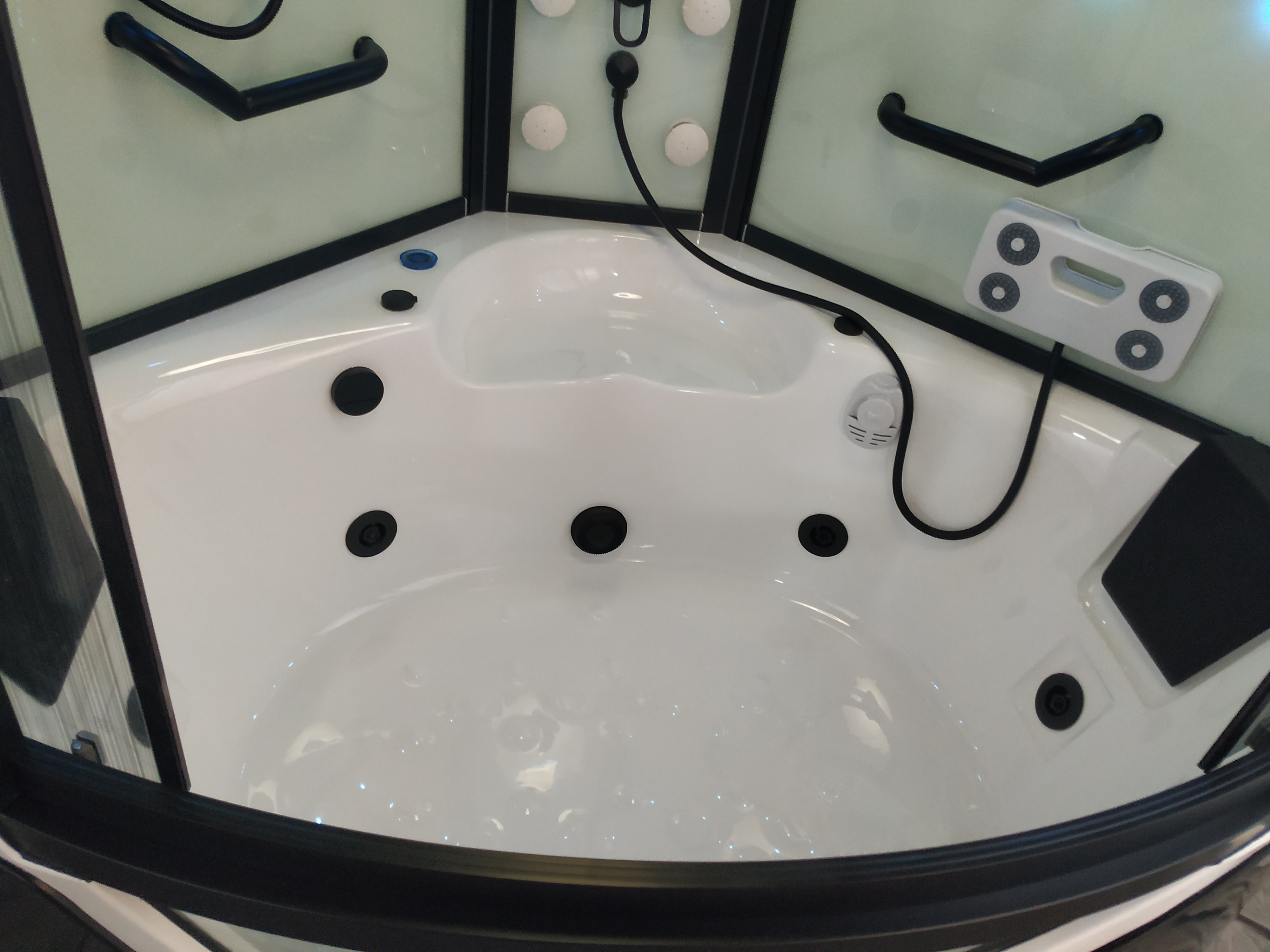 High-quality-hot-tub-One-person-corner massage computer controlled steam shower room