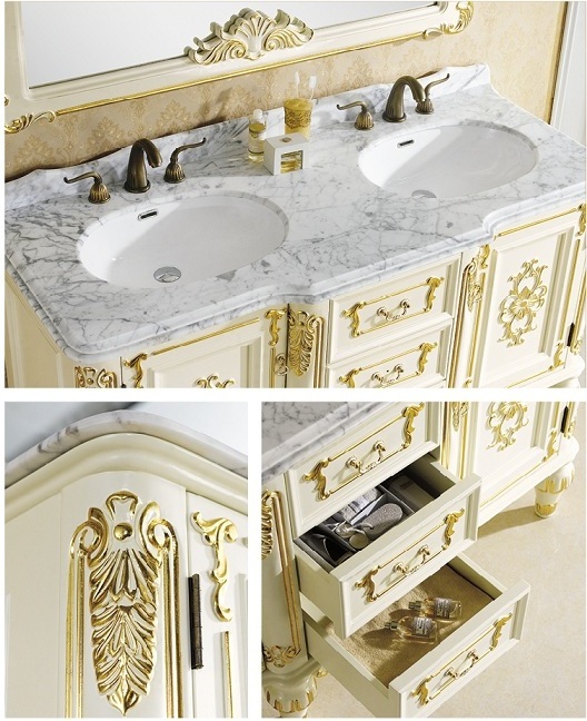 KQ-5000 Italy Elegant Luxury Bathroom Vanity Cabinet