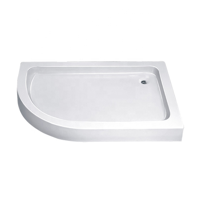 Factory supply White Acrylic shower tray stone for bathroom shower