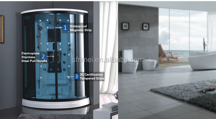 Exclusive K-7044 enclosed radio massage steam room  with TV shower bathroom