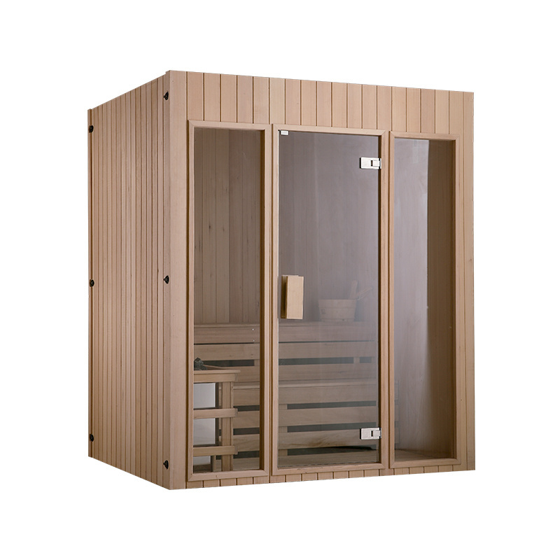 K-7171 New design Fashionable steam infrared sauna and steam combined room,sauna room for gym equipment