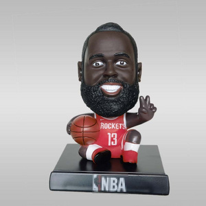 Hot Sale Football Star Basketball Stars Shaking Head Doll Bobble Head Soccer Player Bobblehead for Car Ornaments