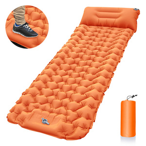 Wholesale Outdoor Self Inflating 40D Nylon TPU Air Mat Ultralight Air Mattress Camping Sleeping Pad