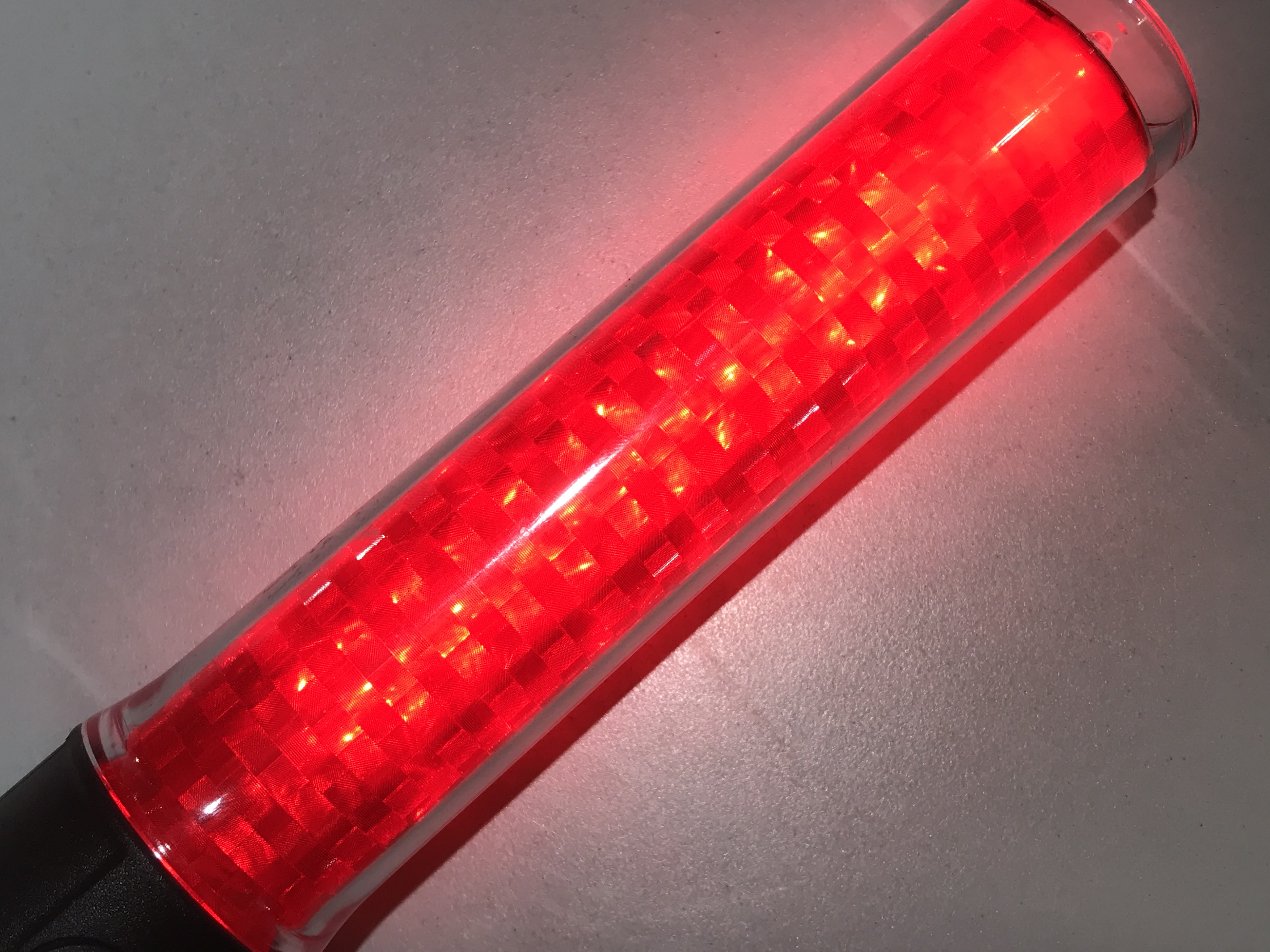 Manufacture dry battery magnetic function traffic wand led flashlight traffic safety baton light stick