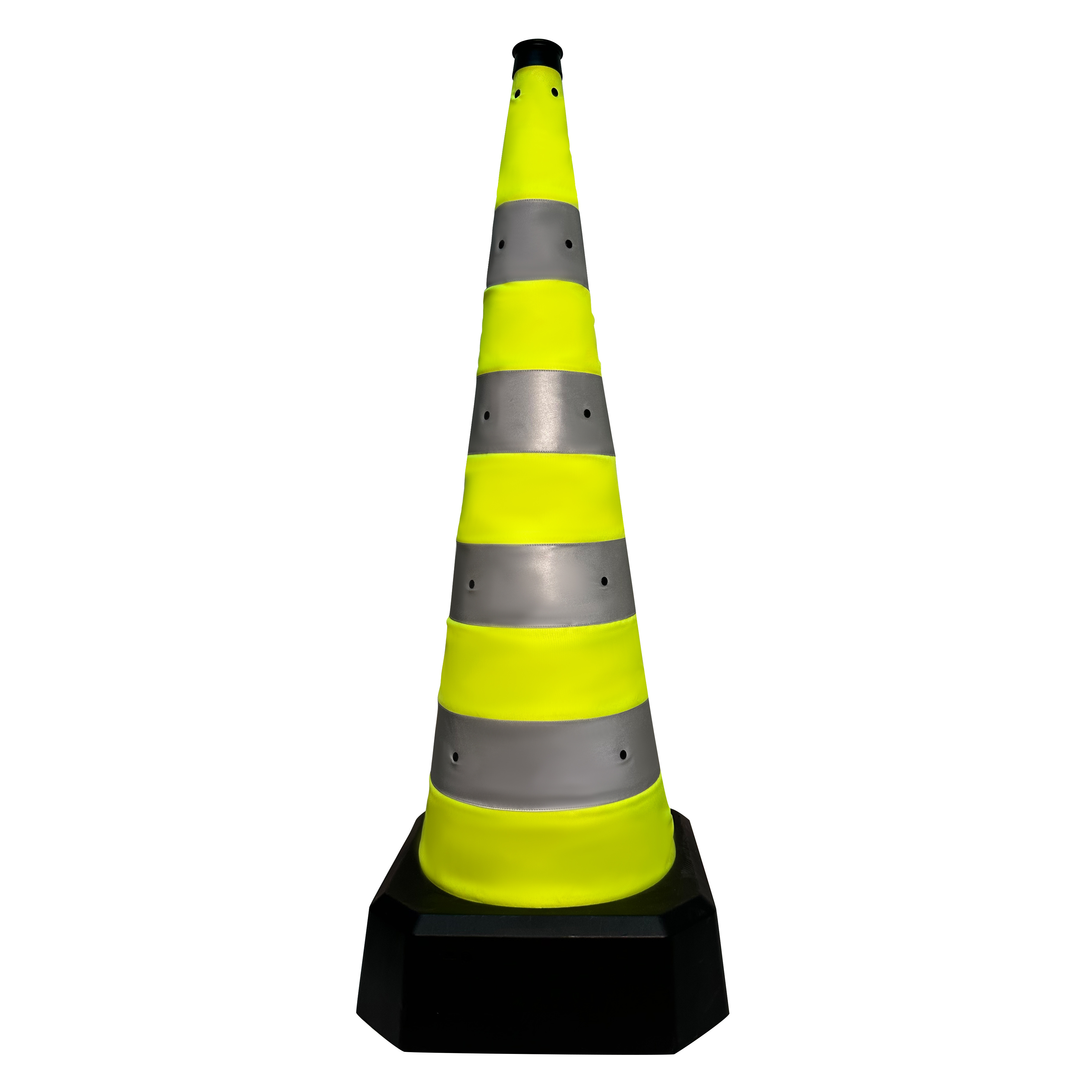 36 inch Portable roadblock orange pvc reflective road cones reflector 900 mm safety collapsing cone