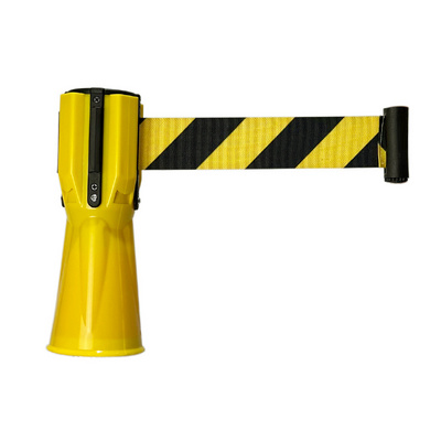 Traffic Crowd control Road barricade parking 3m cone retractable barrier belt safety belt traffic cone topper