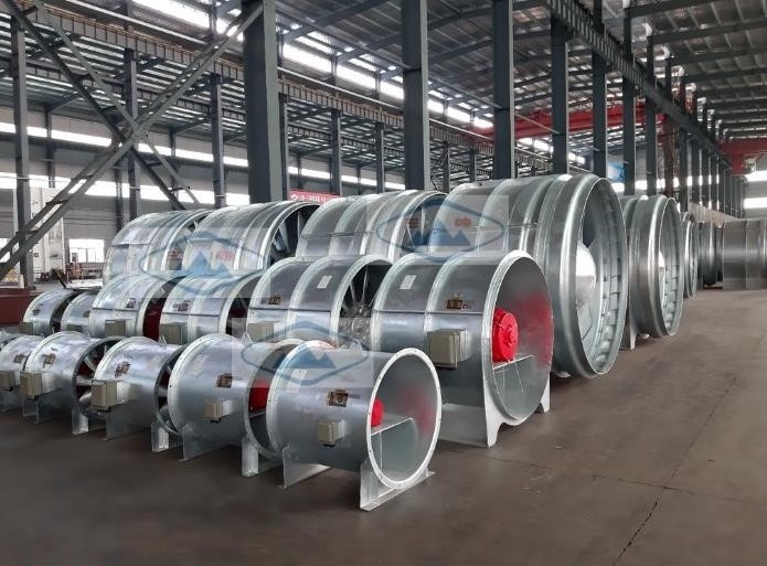 Aerofoil Axial Fan for tunnel, metro and subway ventilation up to 3m impeller diameter