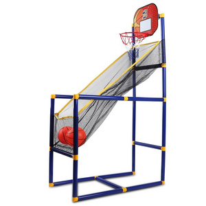 2024 Best Seller Indoor and Outdoor Sport Toys Mini Basketball Stand With Ball and Air Pump Kids Portable Toys