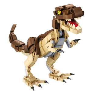 Panlos Brick Dinosaur Park Dinosaur Fossil 612002-612007 Dinosaur Model Educational Construction Toys for Kids