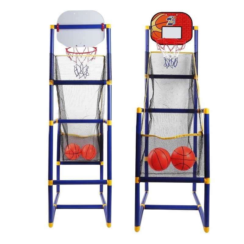 2024 Best Seller Indoor and Outdoor Sport Toys Mini Basketball Stand With Ball and Air Pump Kids Portable Toys