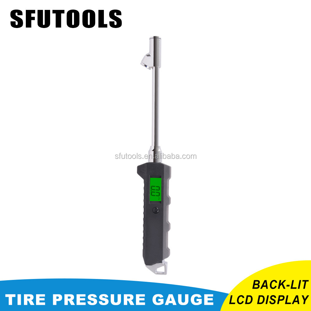 SFUTOOLS Digital Tire Pressure Gauge, 200 PSI Tire Pressure Monitoring System (TPMS) Car Tool LCD Display any Color 0-150PSI ABS