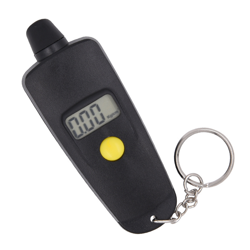 LCD Display Digital Tire Gauge with keychain 150PSI Tyre pressure Gauge