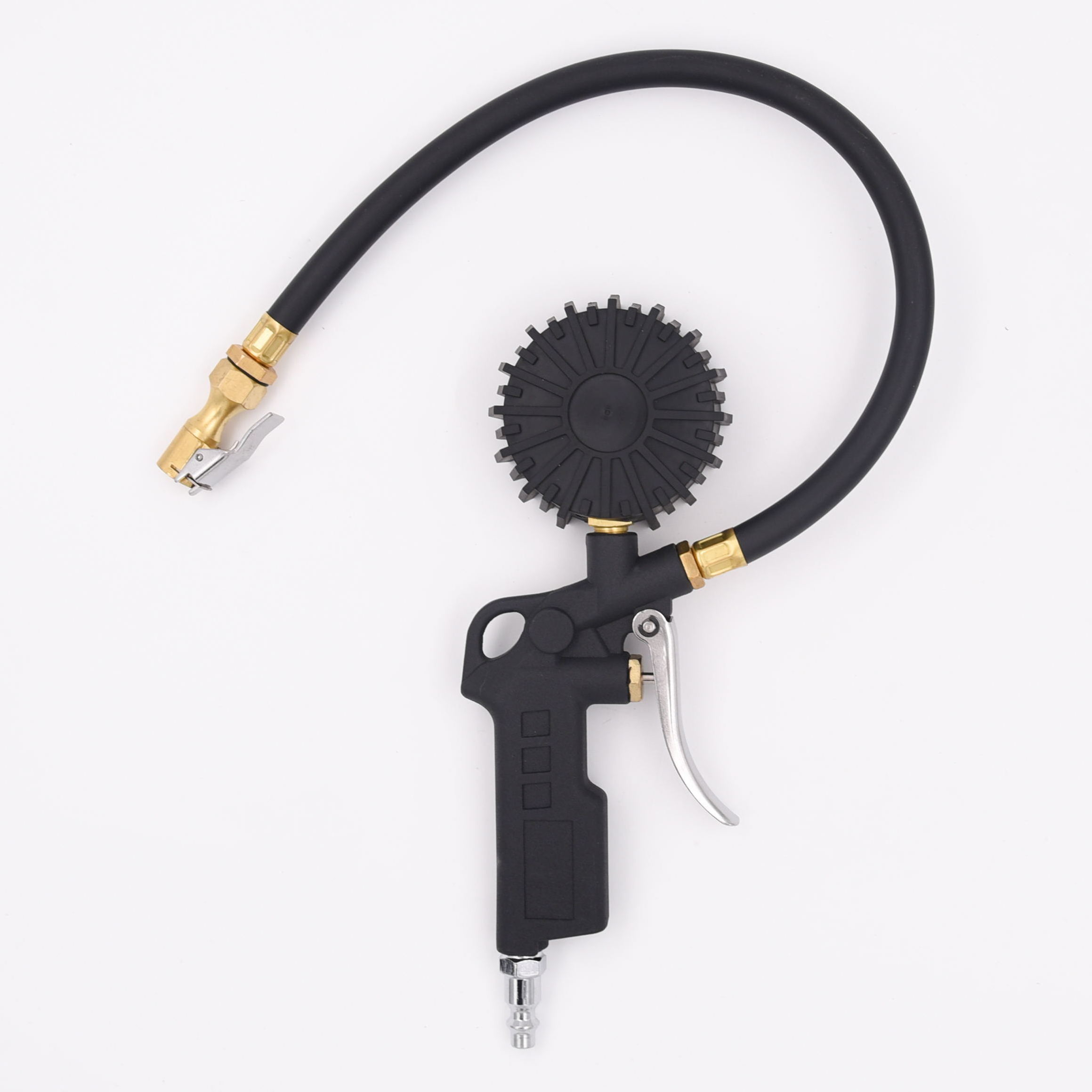 manufacturer Brass Chuck Digital Tire pressure Inflator Gauge Tyre Air Gun for Car