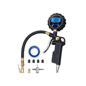 manufacturer Brass Chuck Digital Tire pressure Inflator Gauge Tyre Air Gun for Car