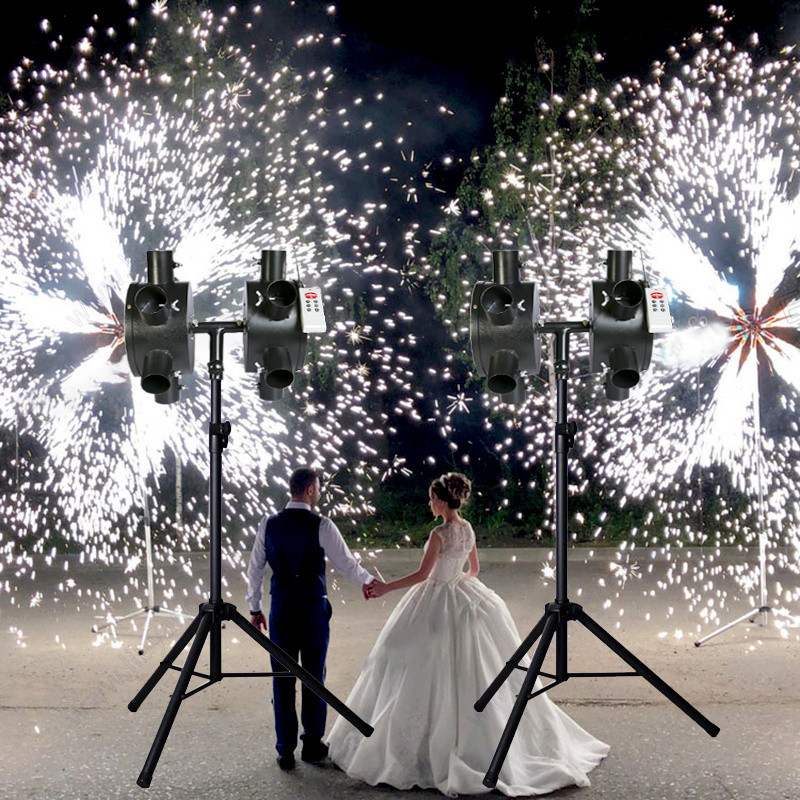 Pyrotechnic Firework Cold Pyro Sparkler Fountain Machine Magic Electric Windmill Firing System For Wedding Stage Party Concept